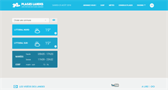 Desktop Screenshot of plages-landes.info